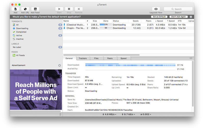 free download utorrent latest version for mac